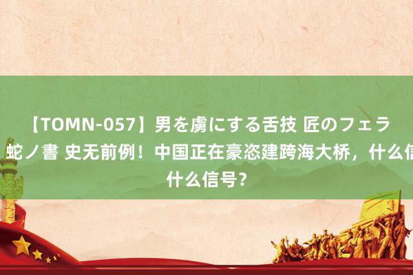 【TOMN-057】男を虜にする舌技 匠のフェラチオ 蛇ノ書 史无前例！中国正在豪恣建跨海大桥，什么信号？