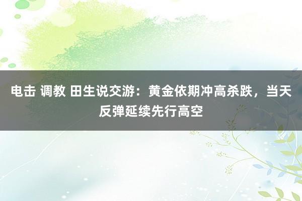 电击 调教 田生说交游：黄金依期冲高杀跌，当天反弹延续先行高空